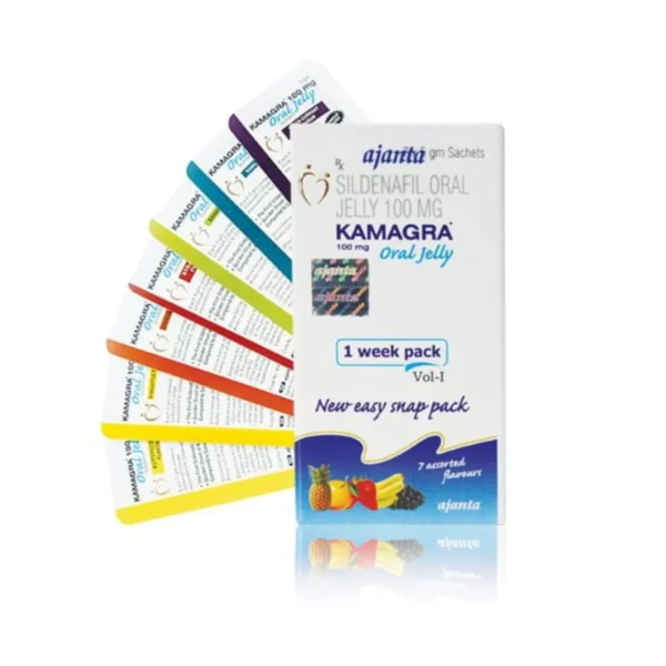 Kamagra Oral Jelly (Sildenafil Citrate) Week Pack