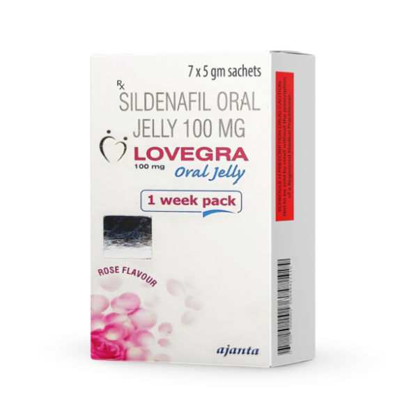 Lovegra Oral Jelly (Rose Flavour)